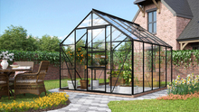Växthus Merkur 8300 Svart Glas 8,3 m² Vitavia